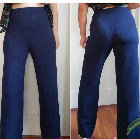 St.John Basic Knit Pants Size 2 - Picture 2 of 8